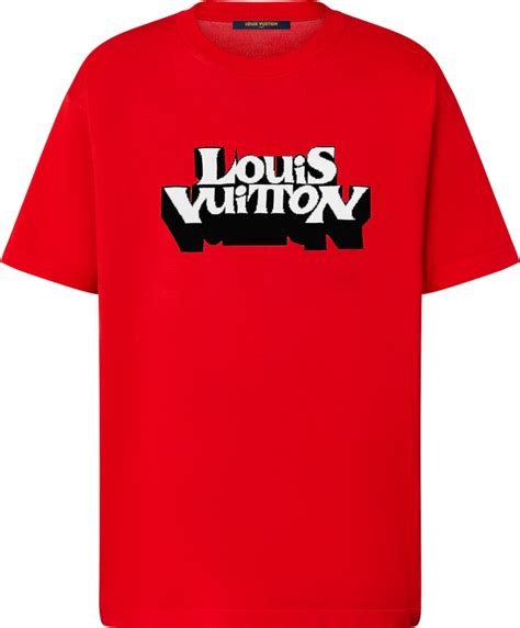 louis vuitton t shirt red|lv t shirt prices.